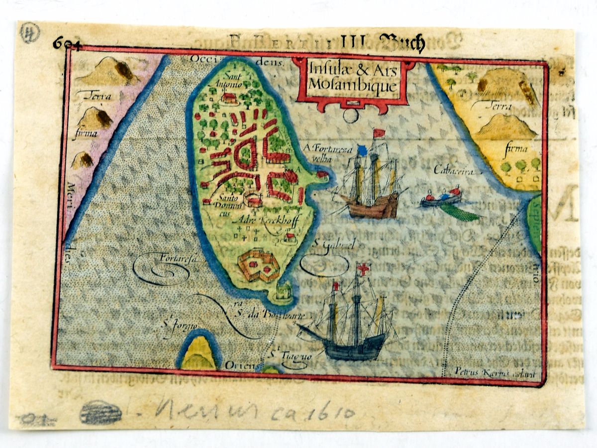 Mapa da Ilha e Fortaleza de Moçambique