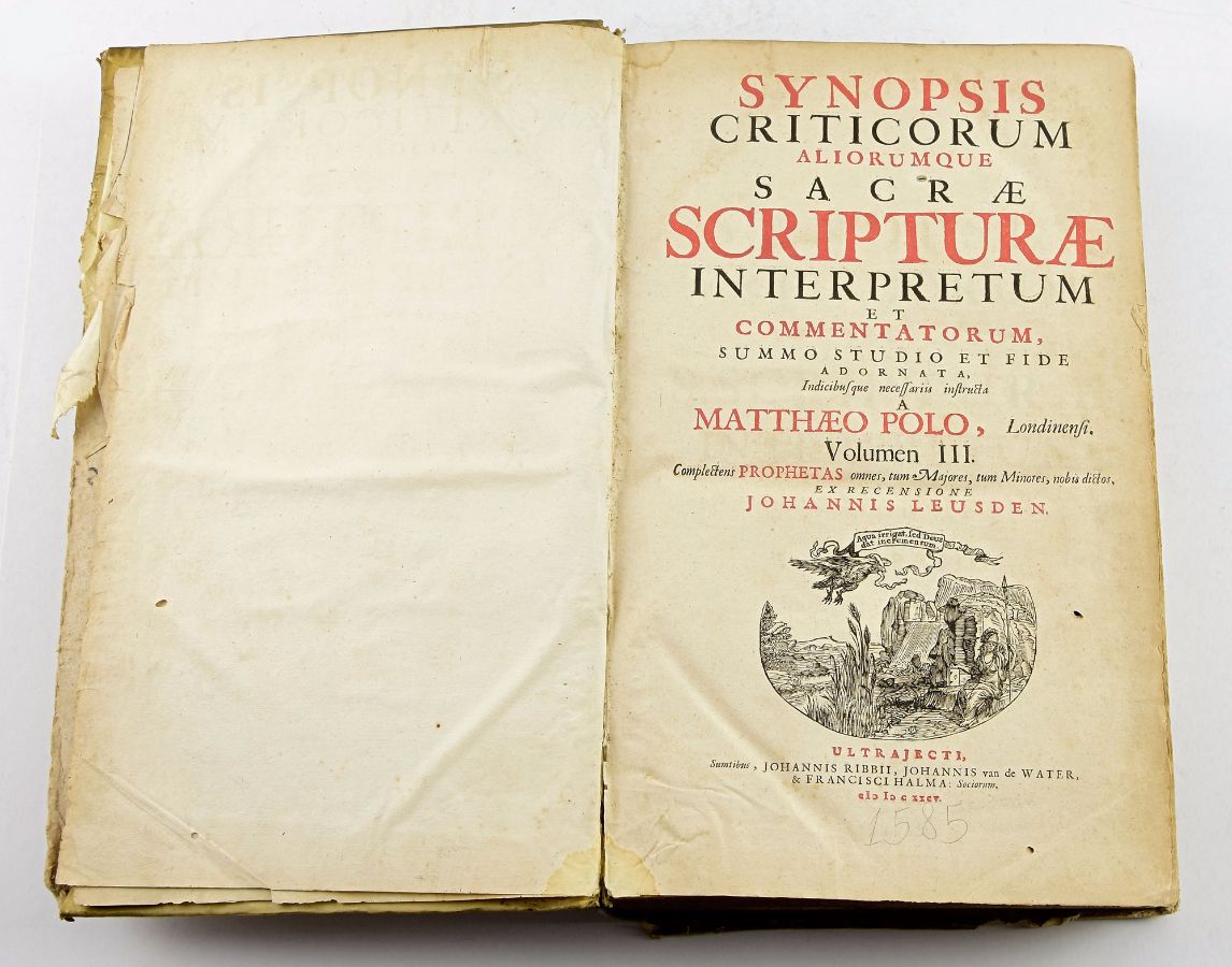 Synopsis Criticorum Aliorum Que S. Scripturae Interpretum