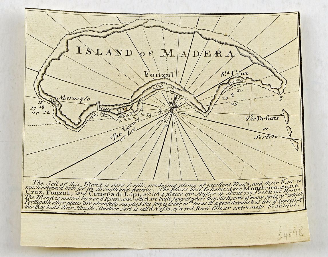 Mapa da Ilha da Madeira