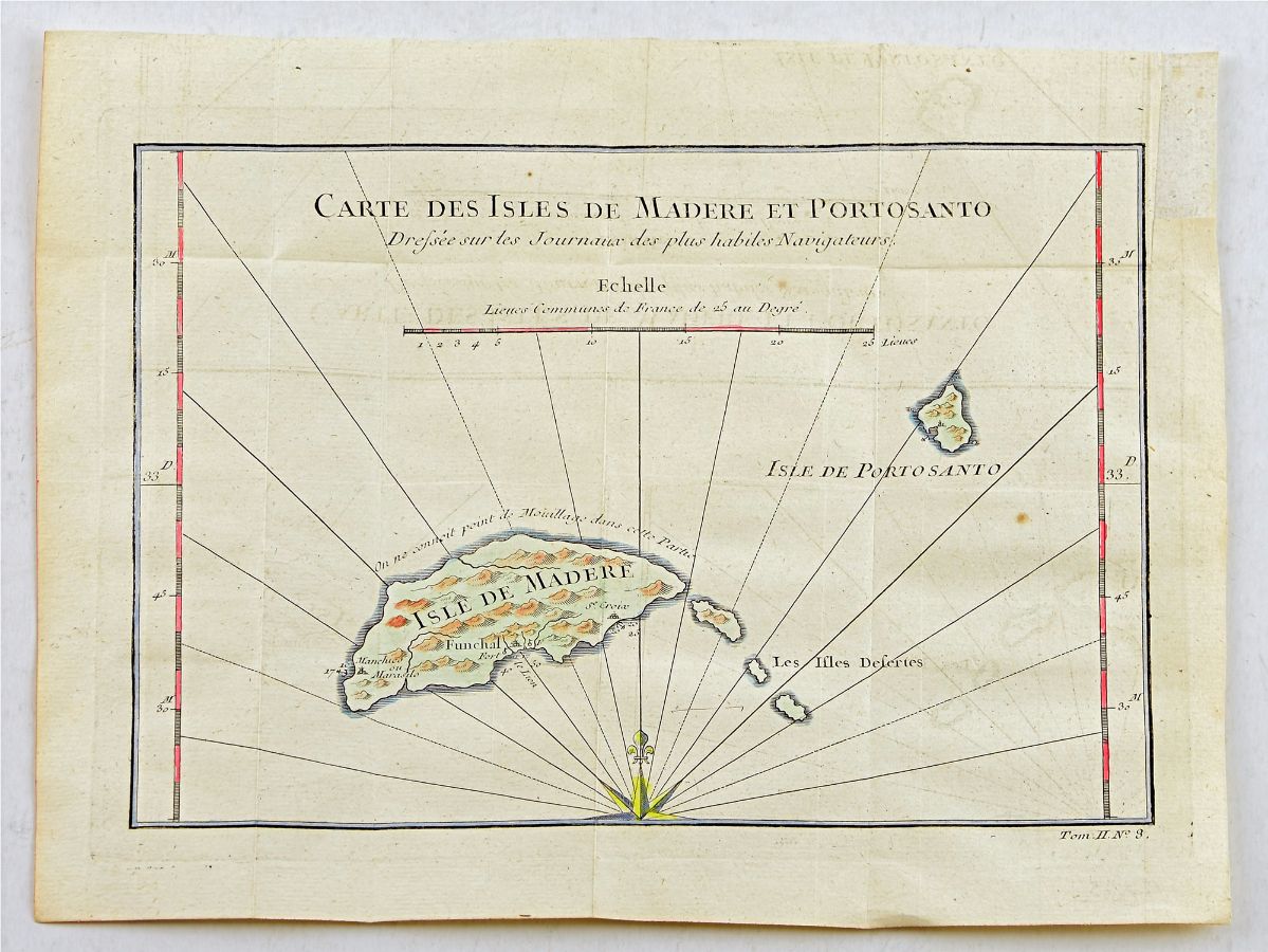 Mapa da Ilha da Madeira - Porto Santo