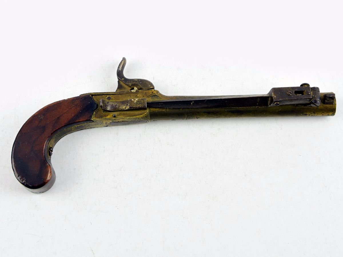 Pistola Inglesa de bolso com baioneta