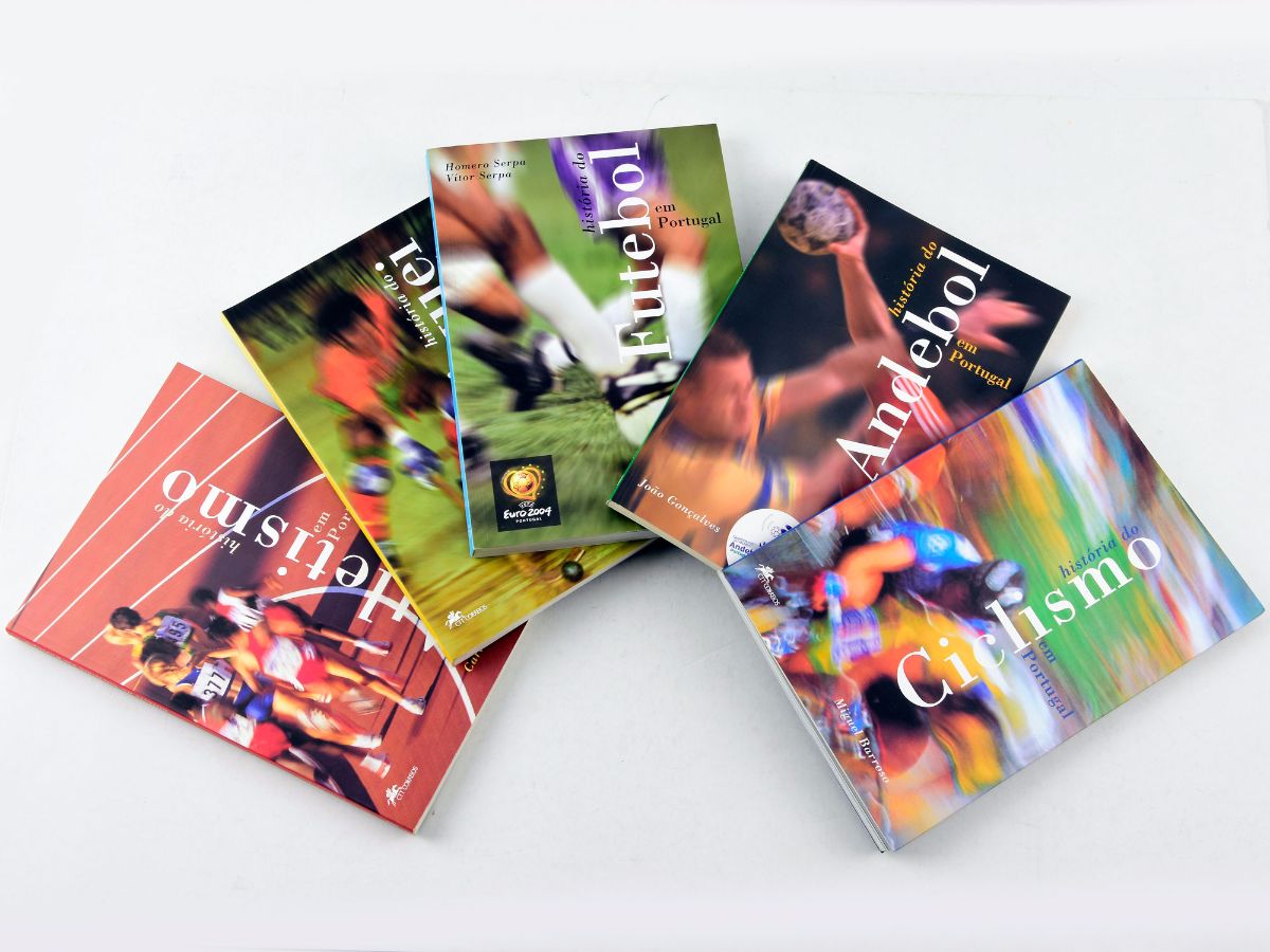 5 Livros temáticos de desporto