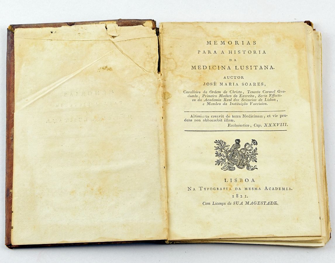 Memórias para a história da medicina Lusitana 1821