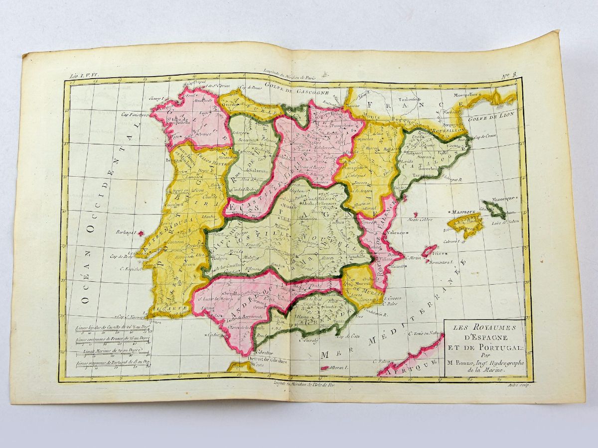 Mapa da Península Ibérica