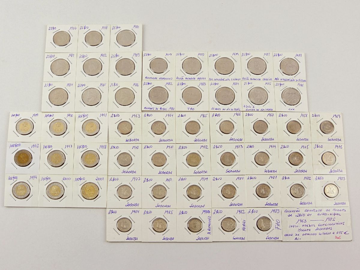 Conjunto de 4 colecções completas
