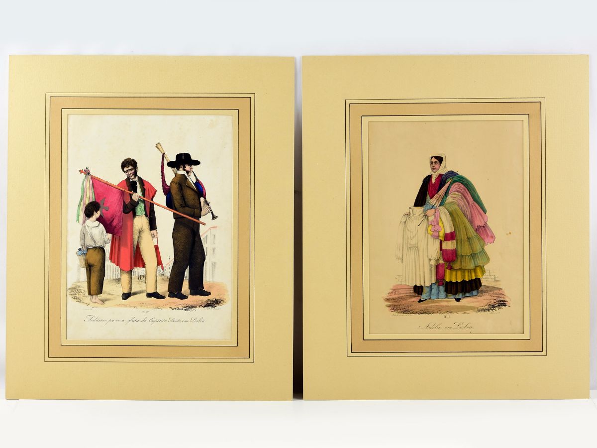 Trajos e costumes populares Portugueses do século XIX