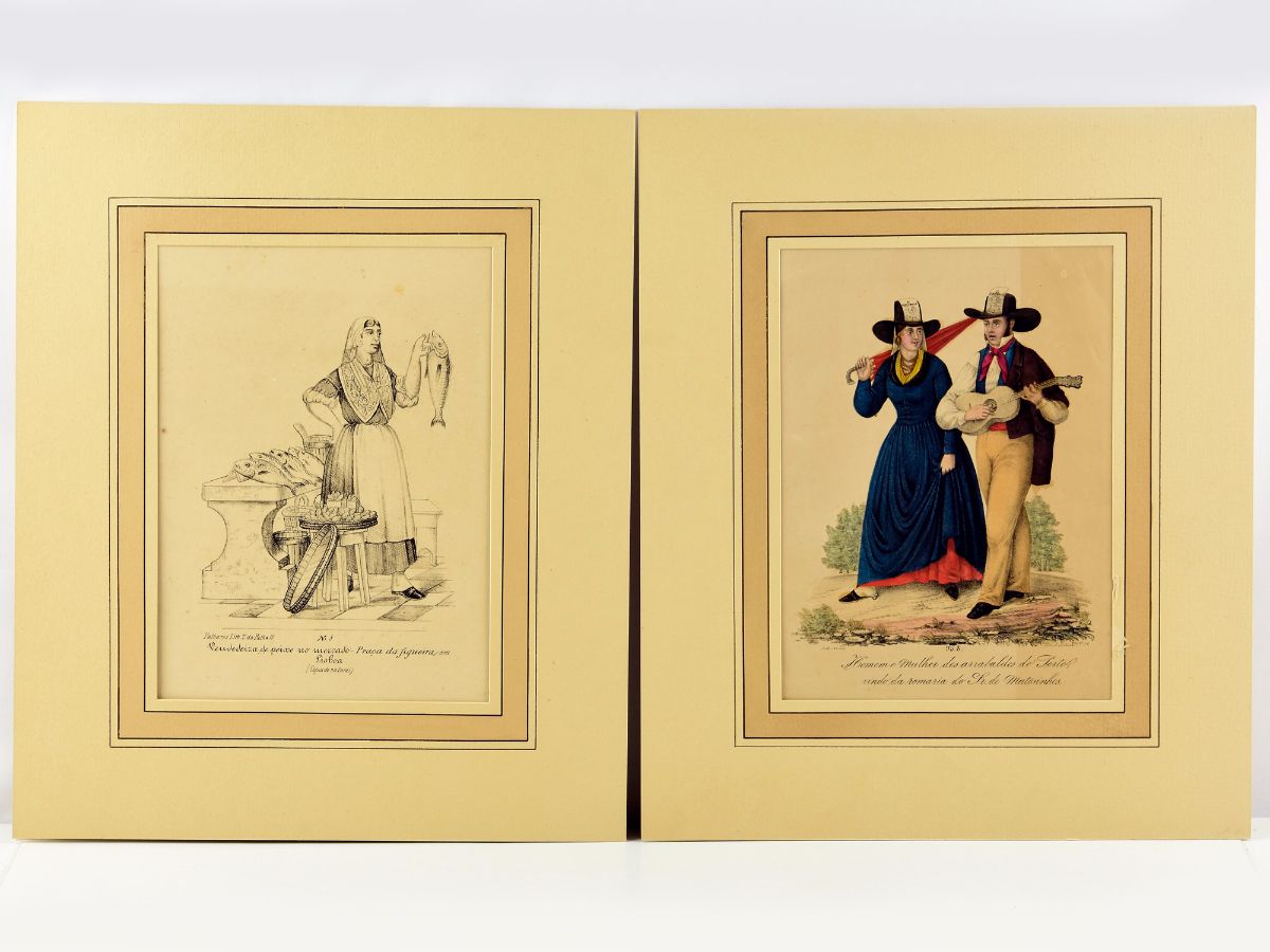 Trajos e costumes populares Portugueses do século XIX
