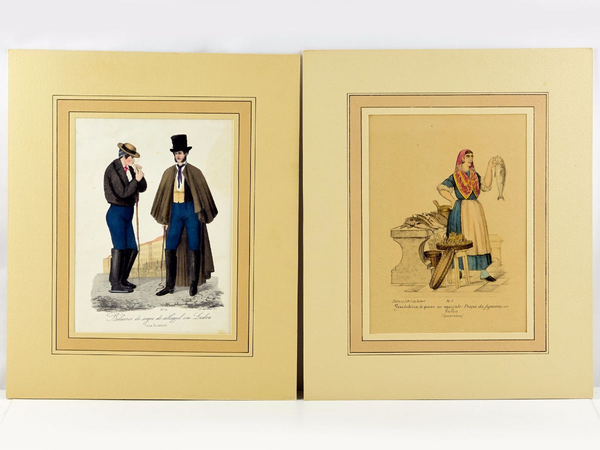 Trajos e costumes populares Portugueses do século XIX