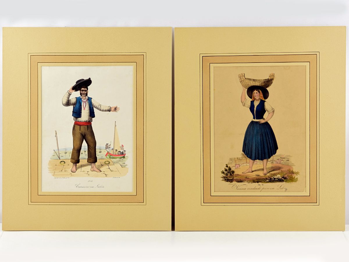 Trajos e costumes populares Portugueses do século XIX