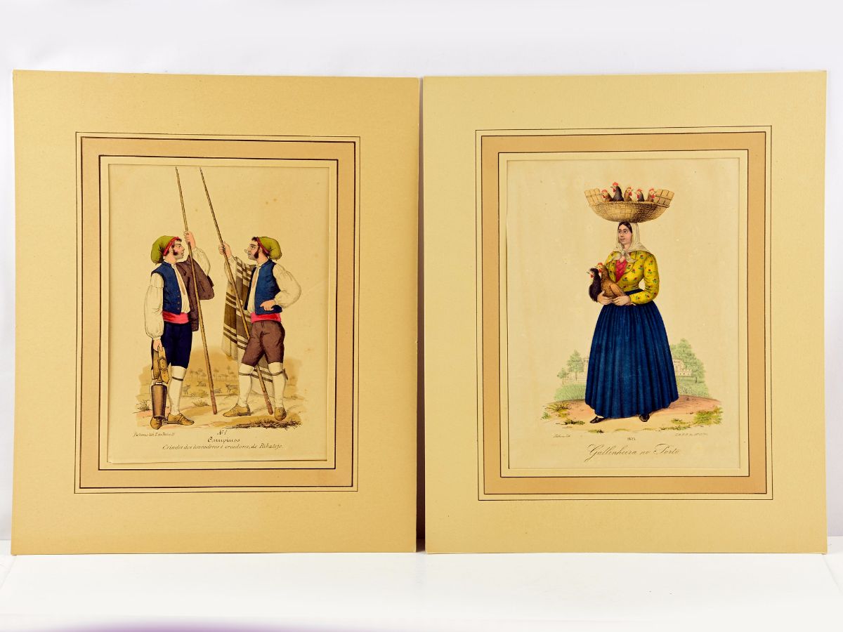 Trajos e costumes populares Portugueses do século XIX