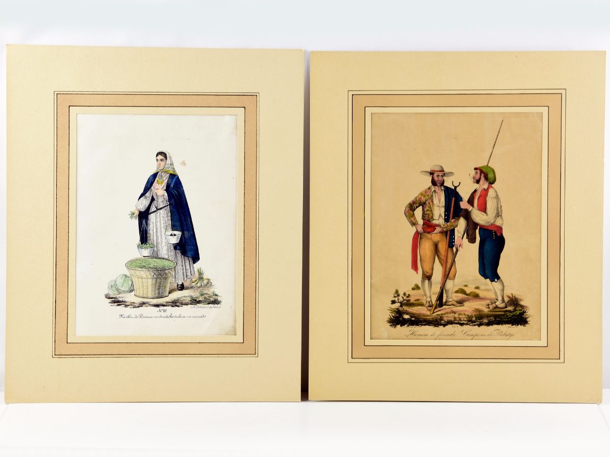 Trajos e costumes populares Portugueses do século XIX