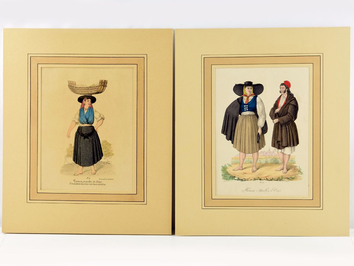 Trajos e costumes populares Portugueses do século XIX