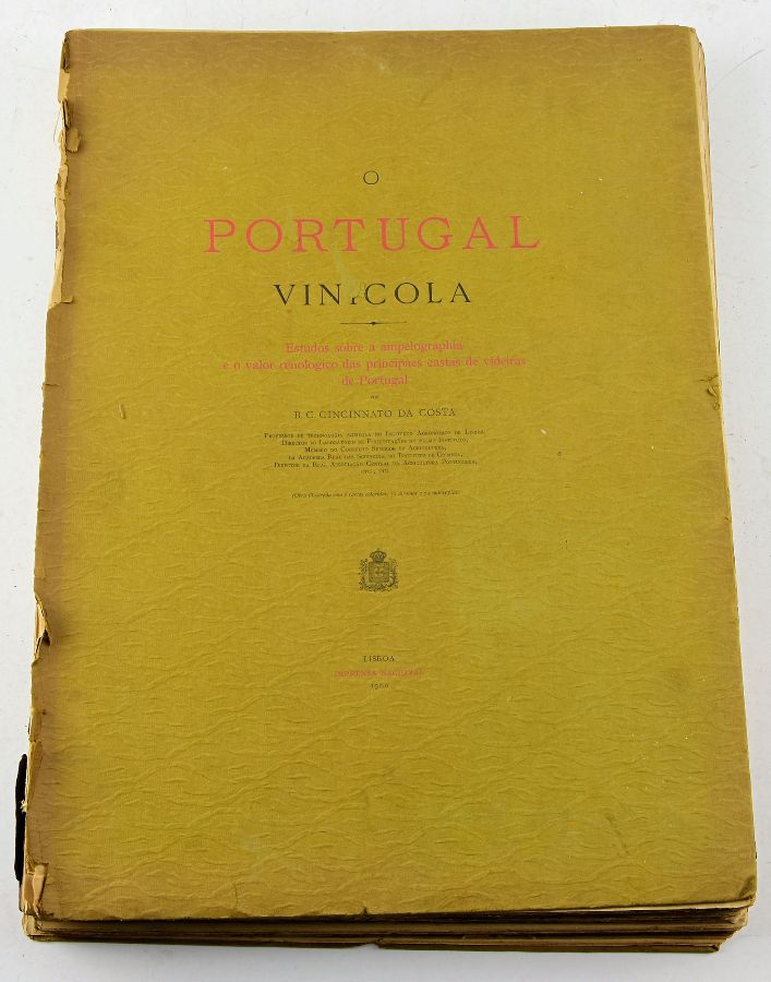 Cincinato da Costa - O Portugal Vinícola - 1900