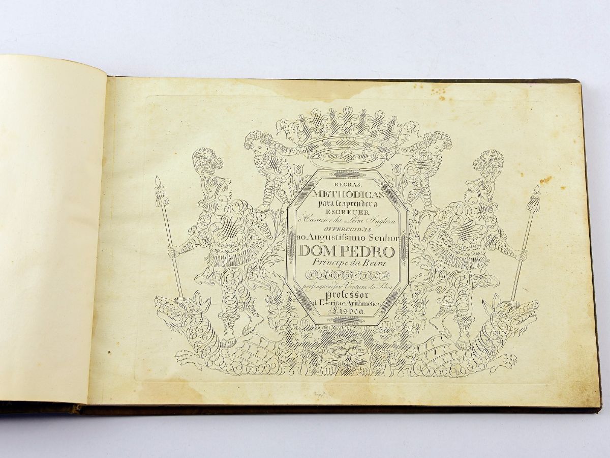 Atlas de Caligrafia - Ventura da Silva, 1803