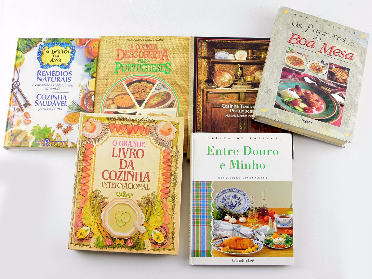6 Livros de culinária