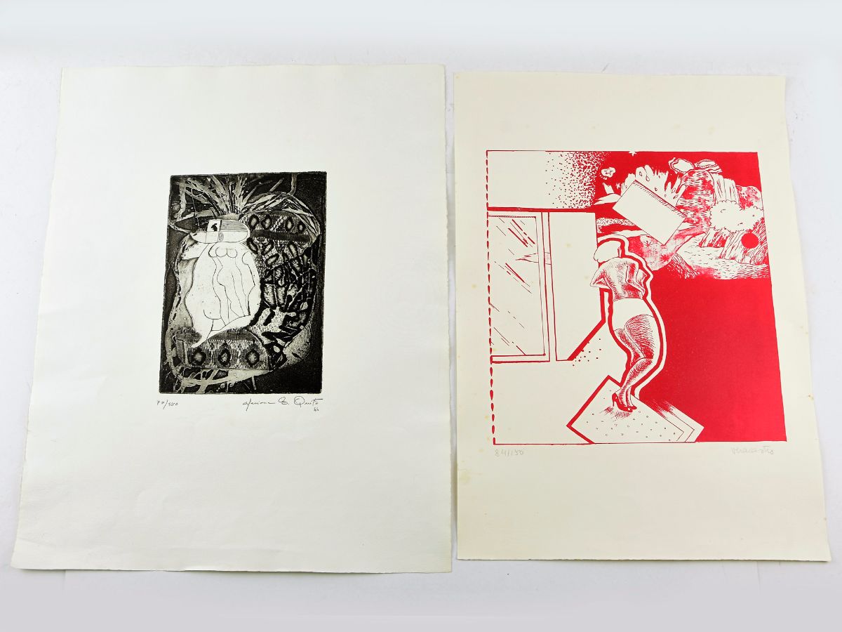 2 Serigrafias diversas