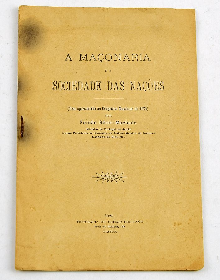  A Maçonaria e a sociedade das Nações