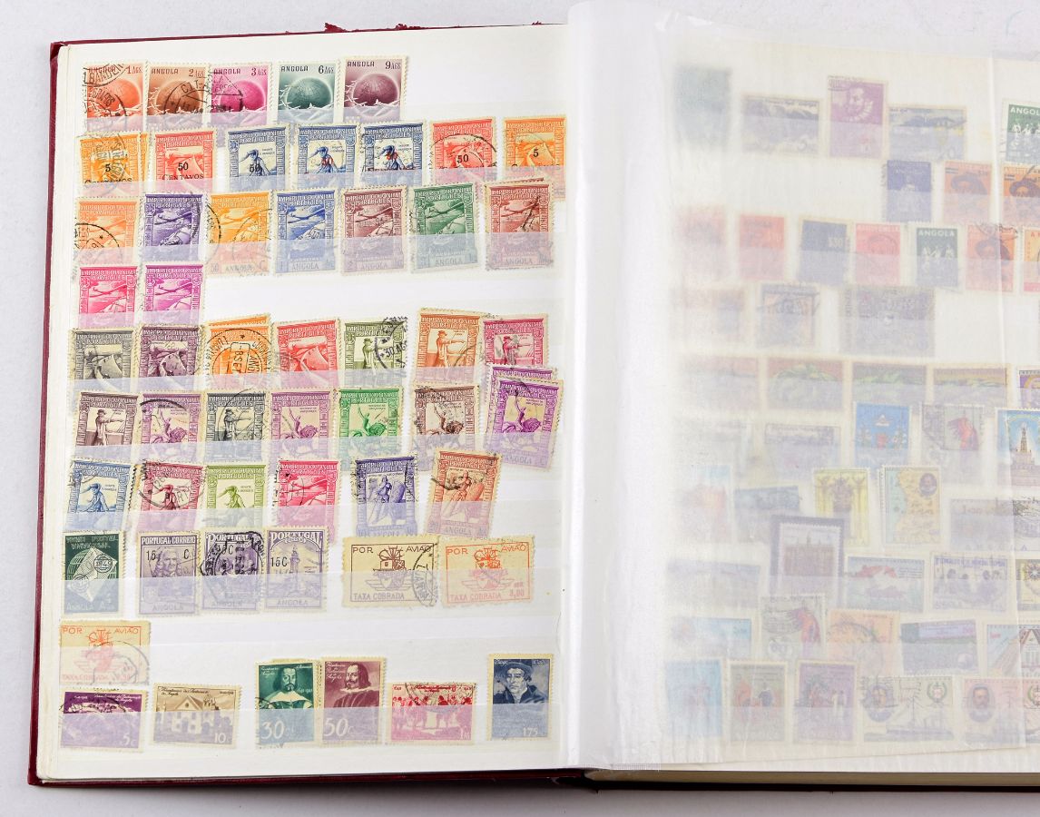 Colecção de selos clássicos das ex-colónias do ultramar