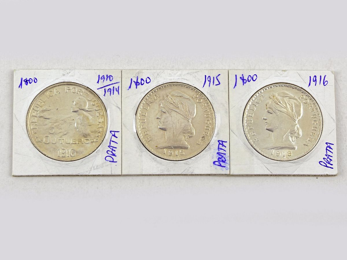 Colecção completa de moedas de 1$00