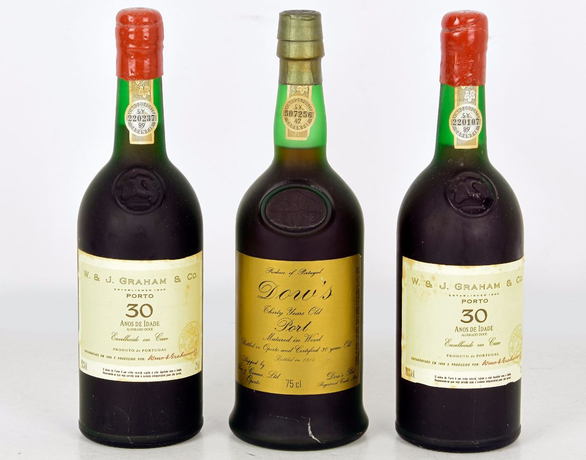 3 Garrafas de Vinho do Porto