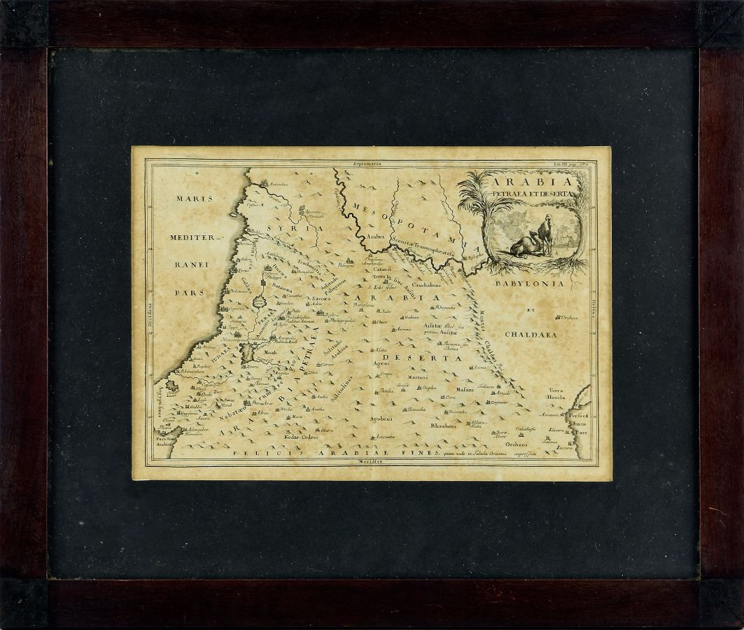 Mapa do Médio Oriente do Séc. XVIII/XIX