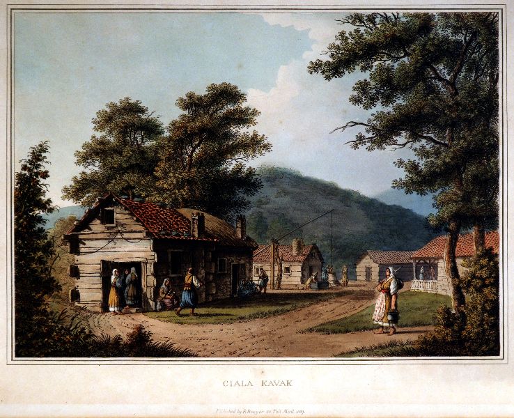 Gravura Colorida Inglesa ( Ciala Kavak)