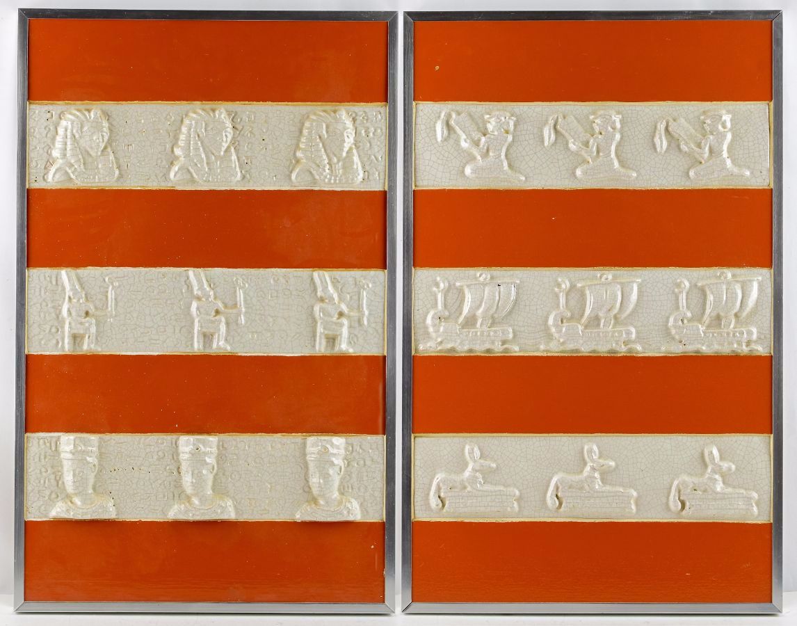 2 Painéis com azulejos