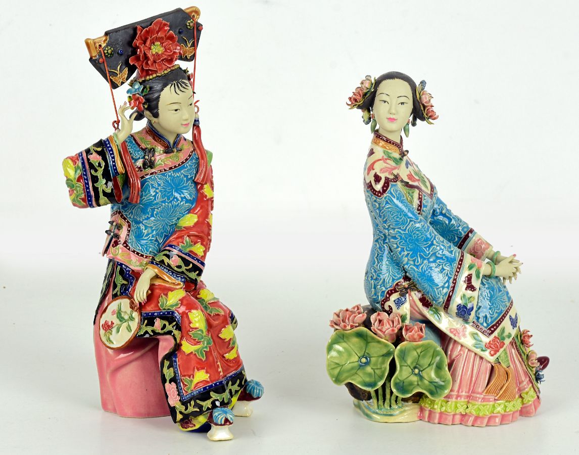 Par de Figuras Chinesas