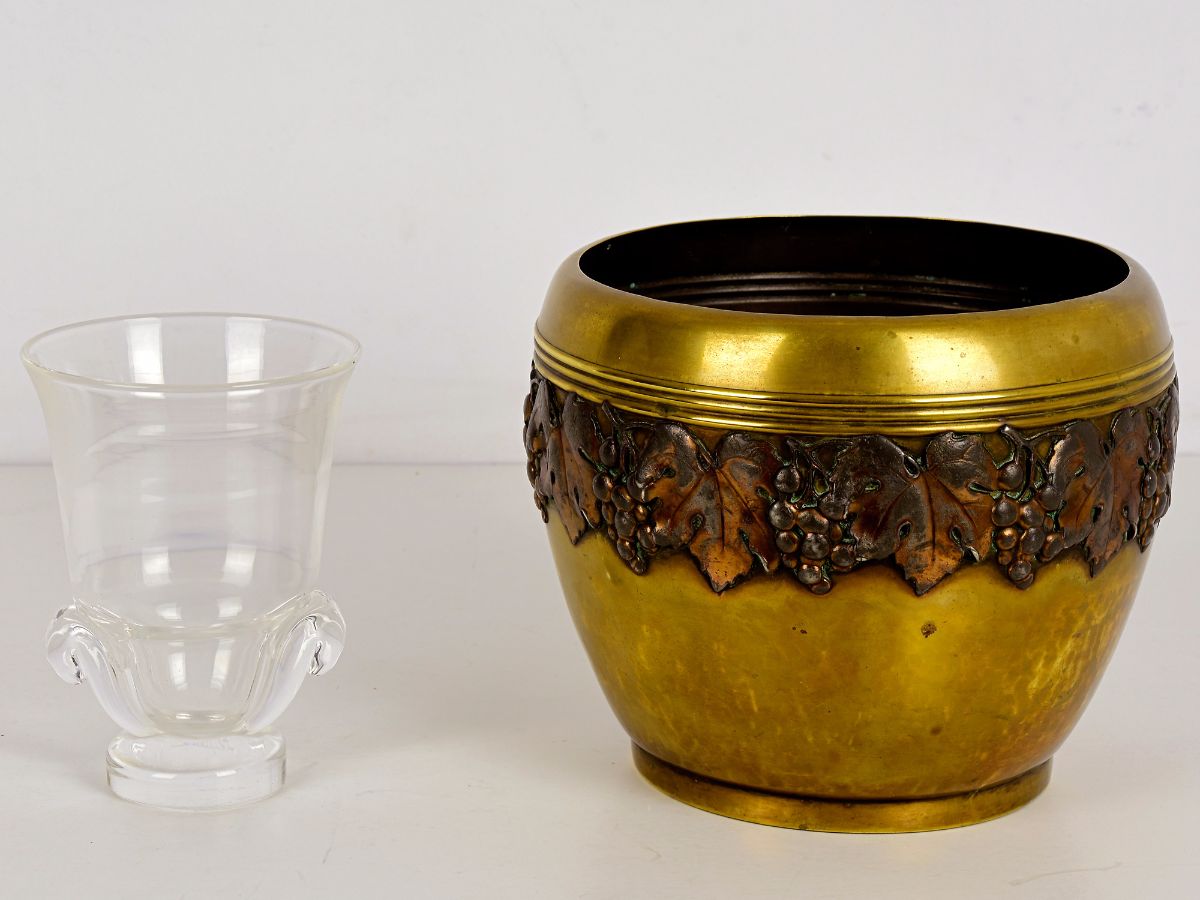 Cachepot em latão