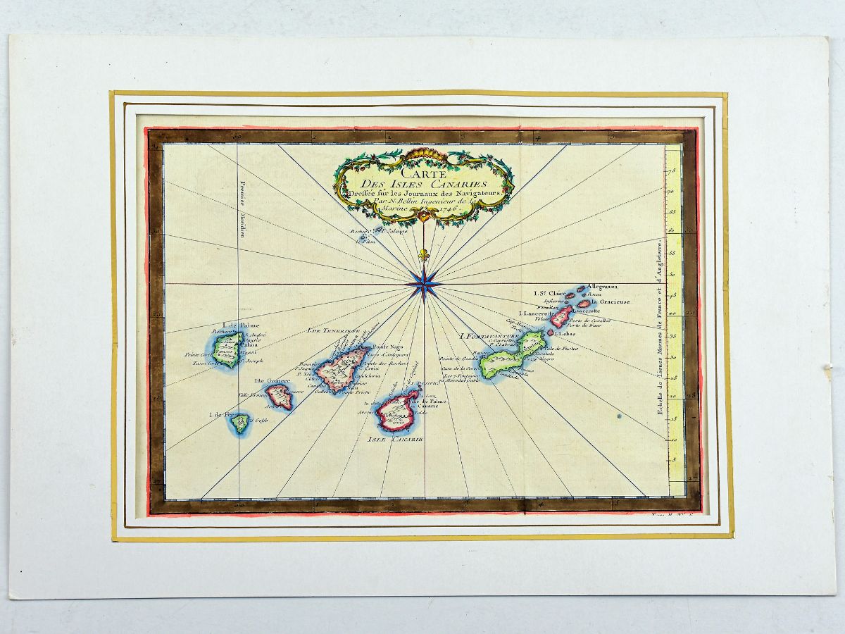 Mapa do Arquipélago das Canárias