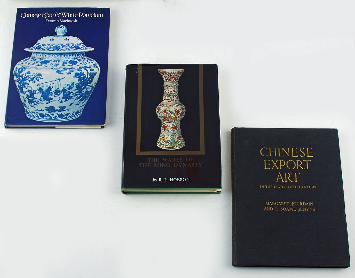 3 livros sobre a porcelana chinesa