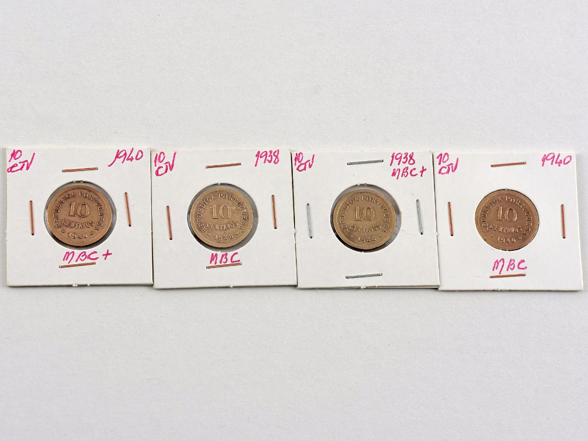 Moedas de 10 Centavos (10)