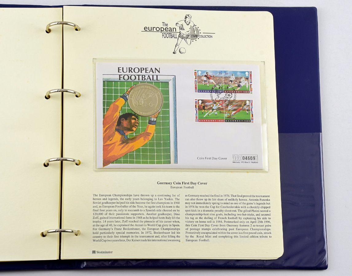 Colecção de selos temáticos do tema Desporto – Futebol