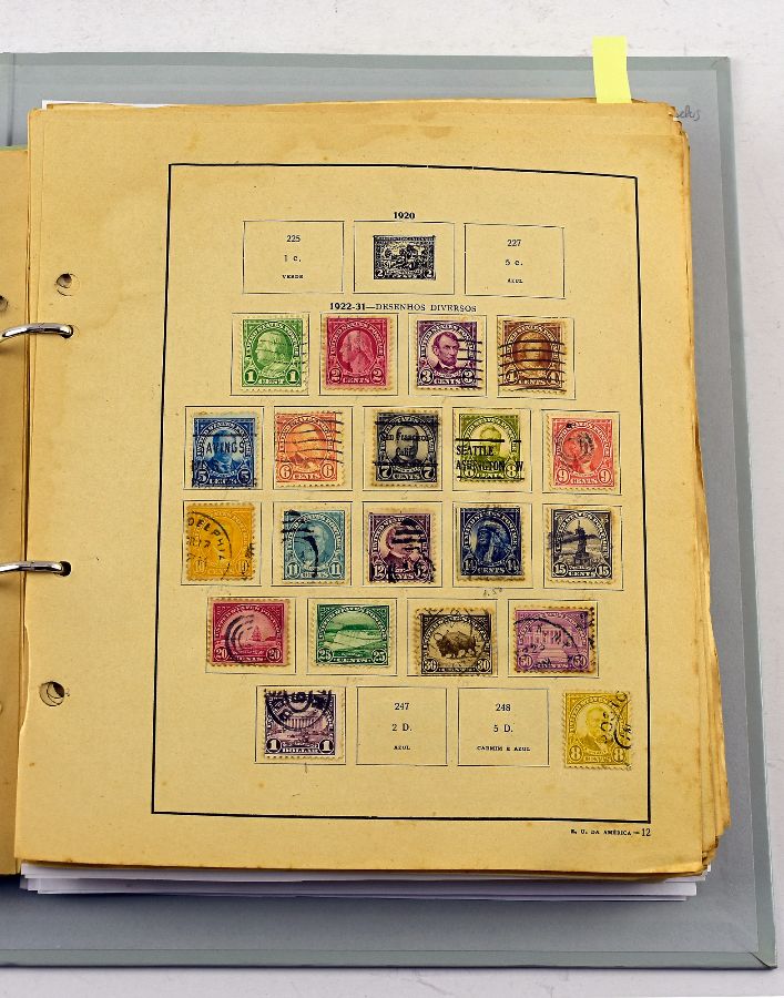 Coleção de selos clássicos dos E.U.A.
