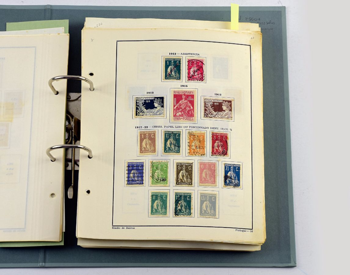 Colecção clássica de selos de Portugal Continental