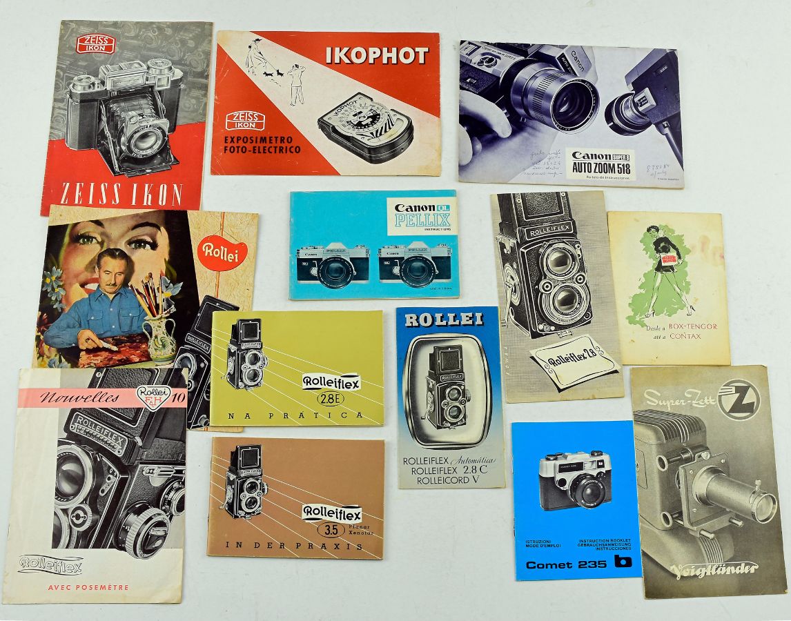 Manuais Máquinas Fotográficas Antigas