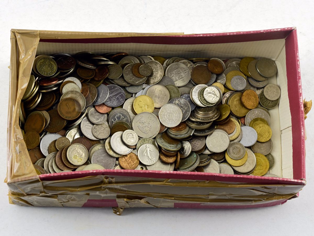 Colecção/Acumulação de várias centenas de moedas