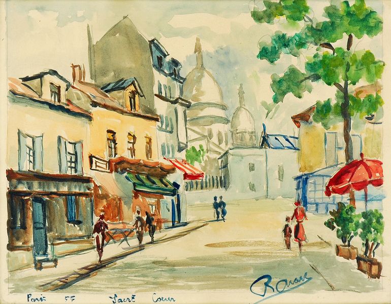 Place du Tertre, Sacre Coeur