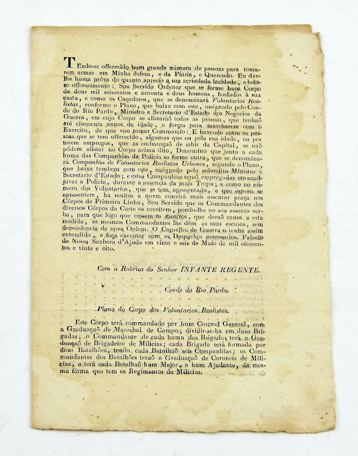 Voluntários Realistas 1828