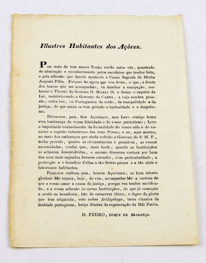 D. Pedro IV nos Açores 1832