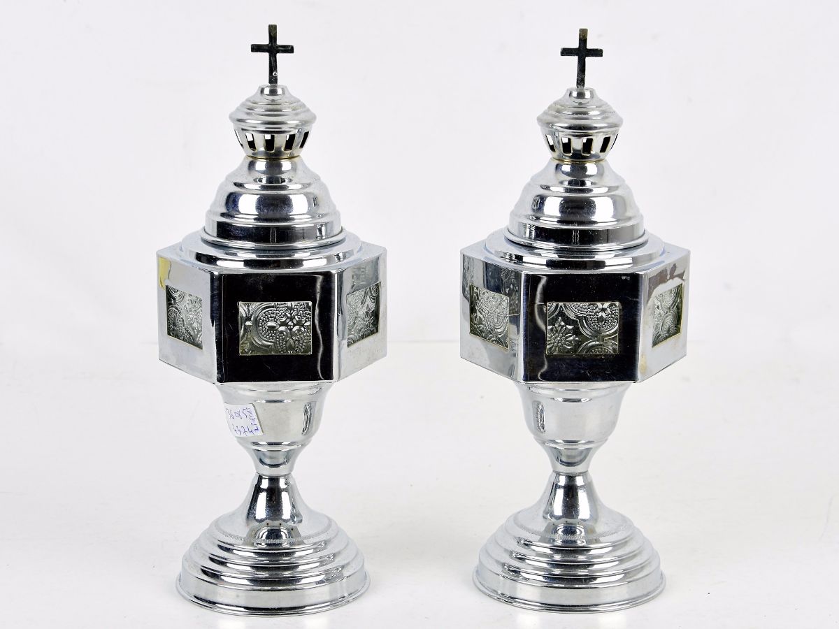 2 Lanternas de altar para velas