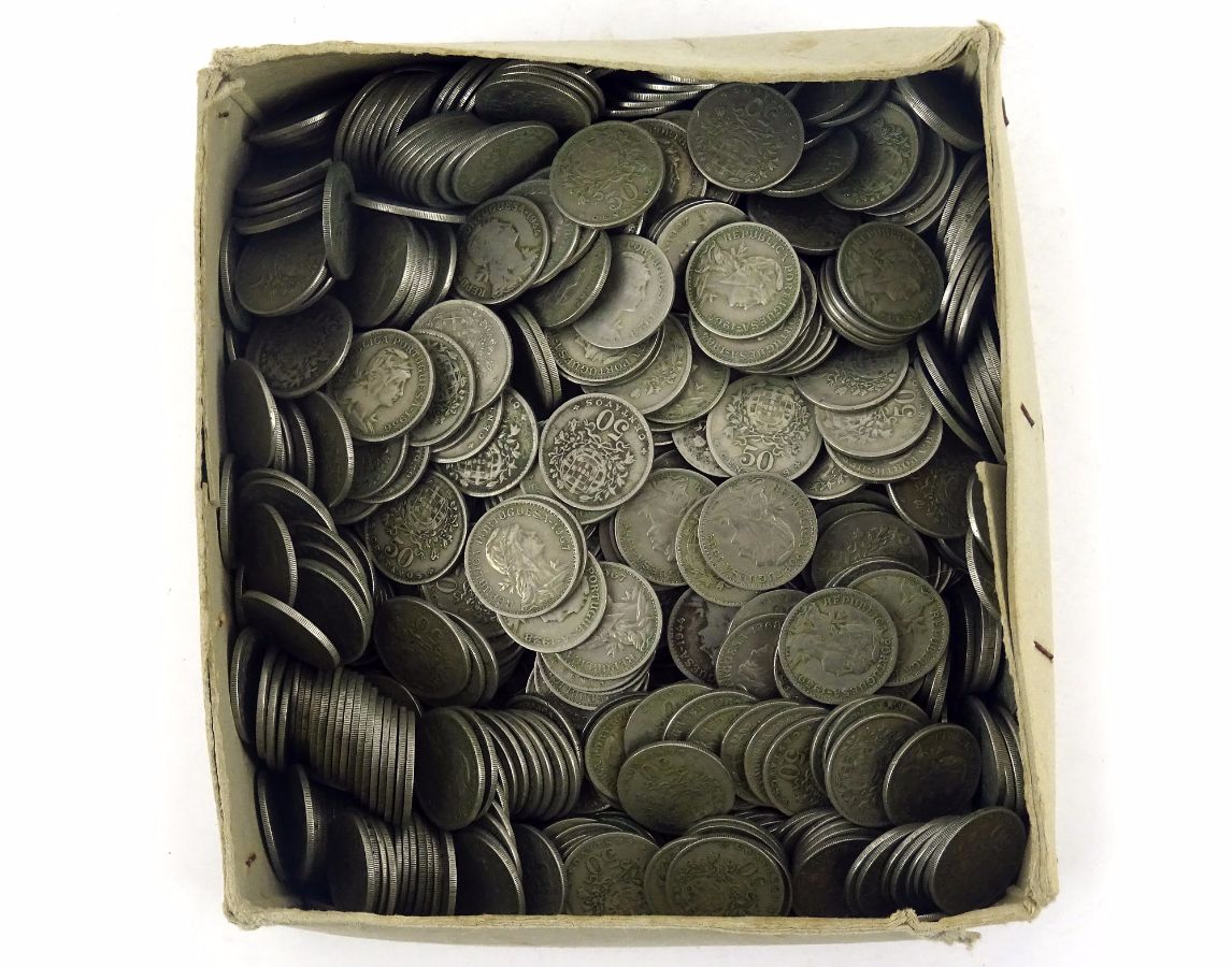 Coleção / acumulação de 1034 moedas