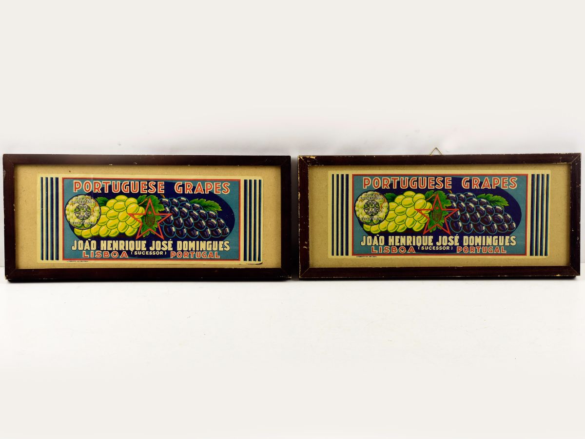 2 Pequenos cartazes litográficos publicitários