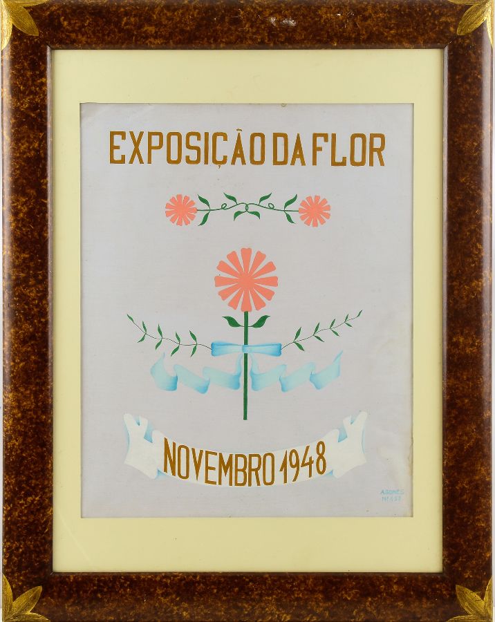 Cartaz Exposição da Flor, Novembro 1948
