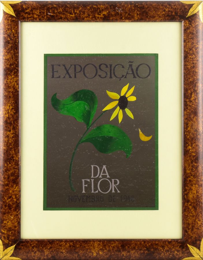 Cartaz Exposição da Flor, Novembro 1948