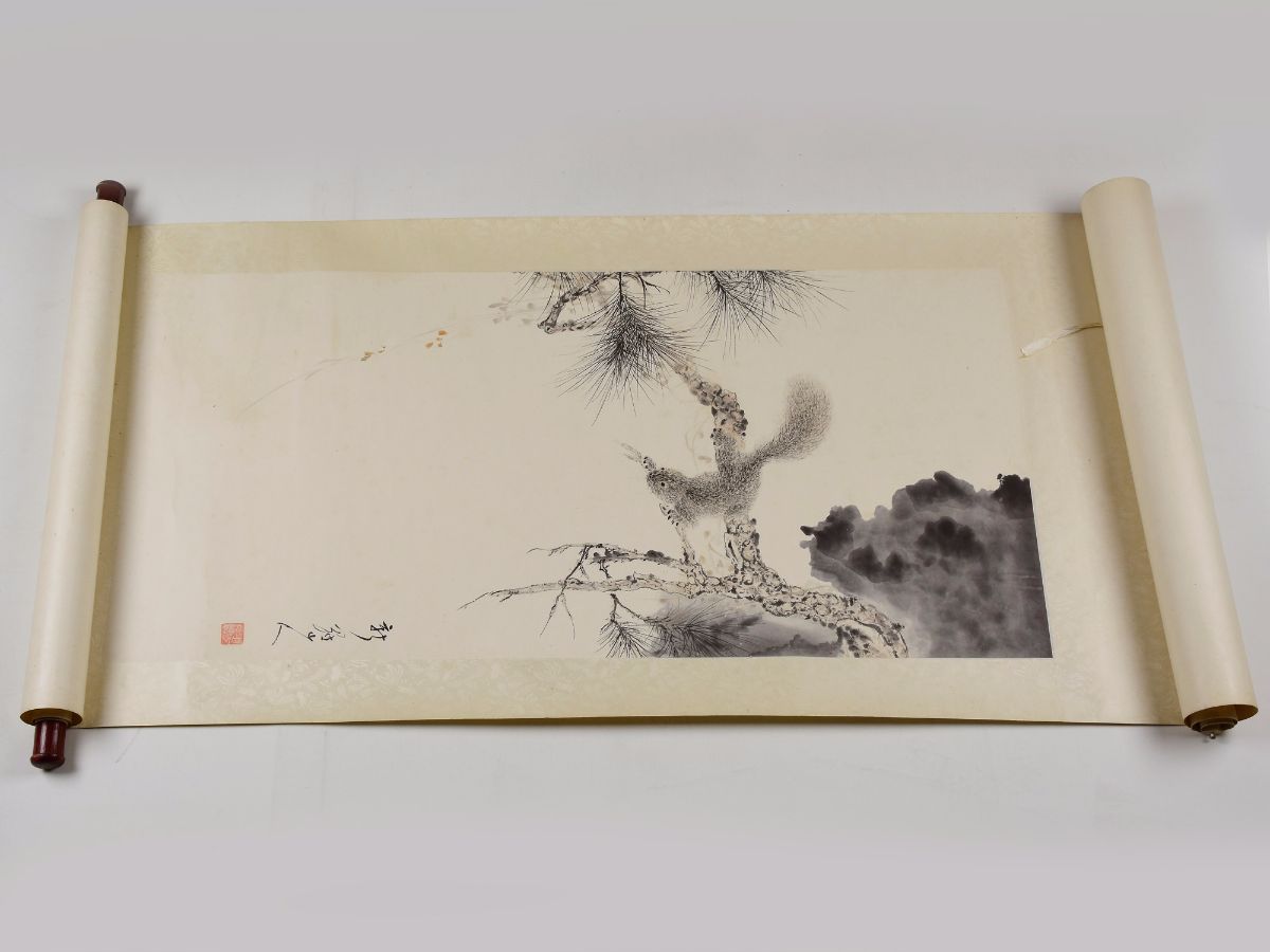 Pintura Chinesa sobre rolo