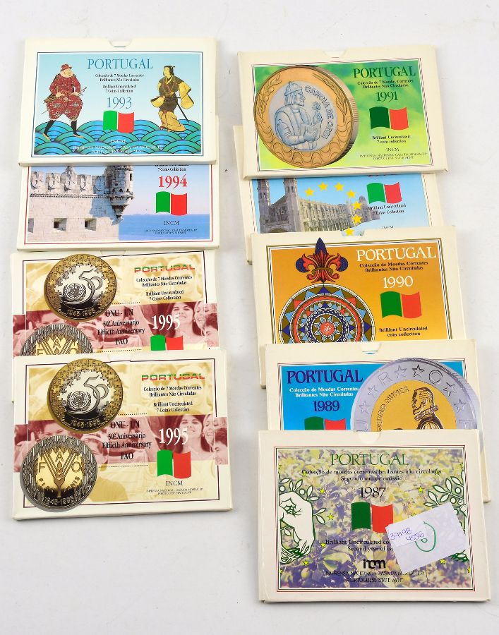 Colecção de 9 carteiras BNC