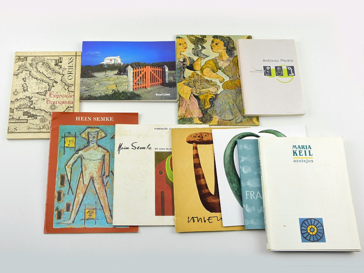 10 Livros de Pintores e Catálogos de Exposições