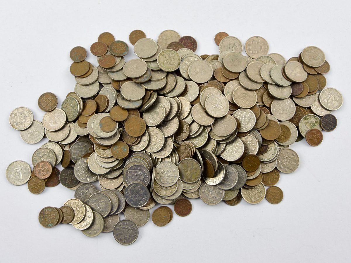 ​Colecção / acumulação de milhares de moedas antigas Portuguesas