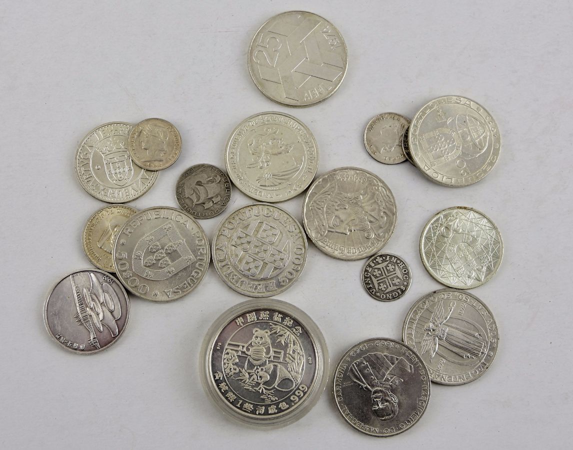 Lote de Moedas Portuguesas em prata